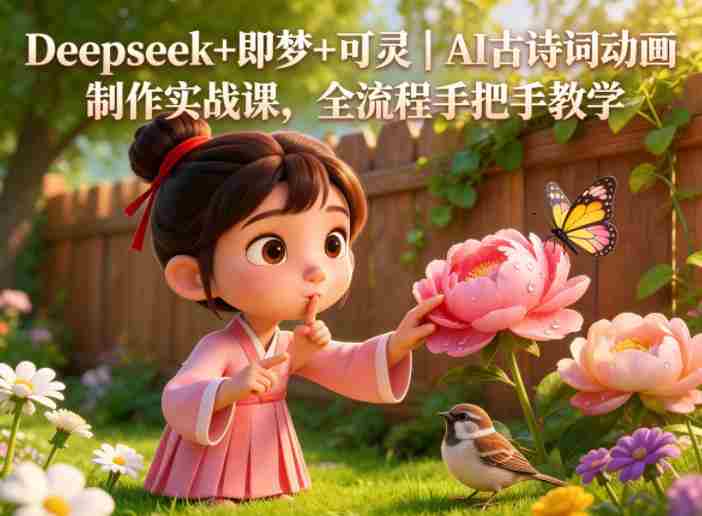 Deepseek+即梦+可灵｜AI古诗词动画制作实战课，全流程手把手教学-任任的小木屋 - 热点知汇