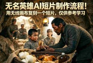 无名英雄AI短片制作流程！用无线画布复刻一个短片，仅供参考学习-任任的小木屋 - 热点知汇