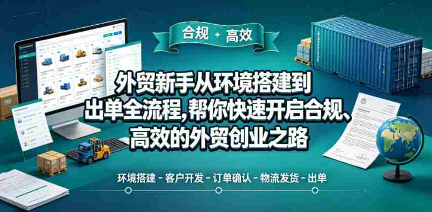 外贸新手从环境搭建到出单全流程，帮你快速开启合规、高效的外贸创业之路-任任的小木屋 - 热点知汇