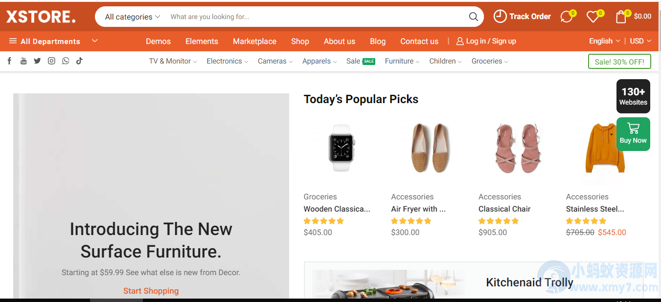 WordPress主题–Xstore v9.7.8 Woocommerce主题 破解版下载-任任的小木屋 - 热点知汇