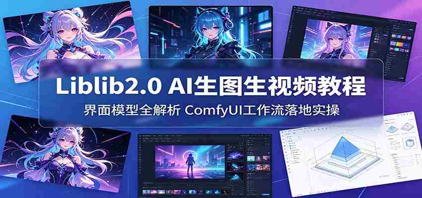 Liblib2.0 AI生图生视频教程：界面模型全解析，ComfyUI工作流落地实操-任任的小木屋 - 热点知汇
