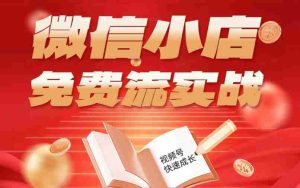 微信小店免费流实战，有货源无货源双模式，从开店到爆单全实操课，小白也能月入1W+-任任的小木屋 - 热点知汇