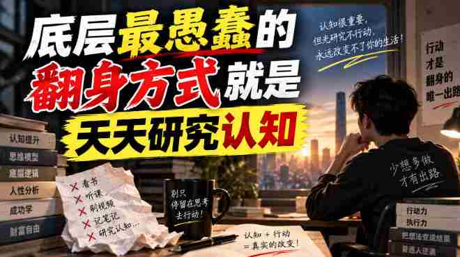 付费文章:底层最愚蠢的翻身方式就是天天研究认知-任任的小木屋 - 热点知汇