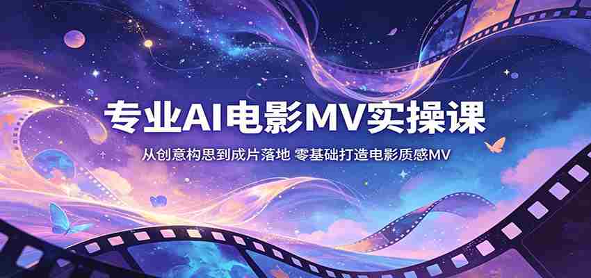 专业AI电影MV实操课：从创意构思到成片落地，零基础打造电影质感MV-任任的小木屋 - 热点知汇