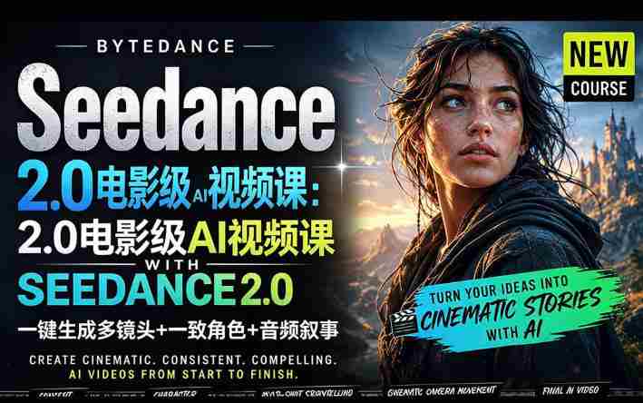 字节跳动的Seedance 2.0 AI电影视频生成制作教程，一键生成多镜头+一致角色+音频叙事-中英字幕-任任的小木屋 - 热点知汇