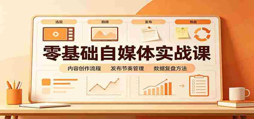 零基础自媒体实战课：赛道人设冷启动，内容创作复盘，公私域商业闭环-任任的小木屋 - 热点知汇