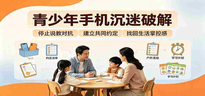 青少年手机沉迷破解：跳出管控说教思维，六步法引导孩子夺回注意力掌控权-任任的小木屋 - 热点知汇