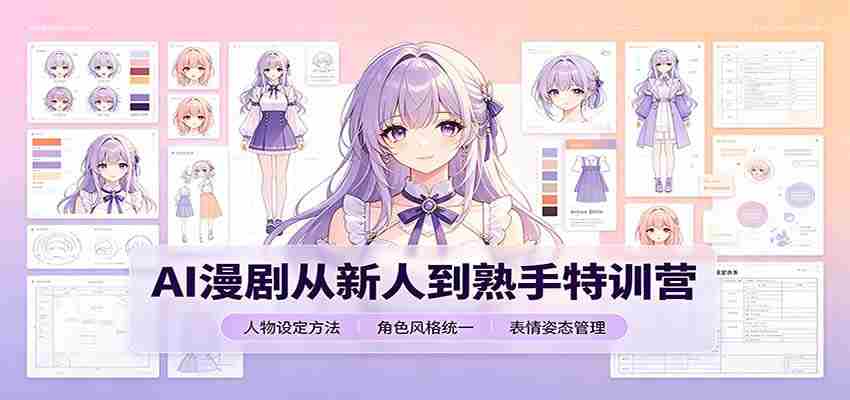 AI漫剧从新人到熟手特训营：剧本分镜创作，提示词模板，人物设定与工具资源-任任的小木屋 - 热点知汇