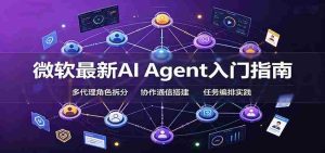 微软最新AI Agent入门指南:框架选型,模式设计,多代理搭建与生产部署完整解读-任任的小木屋 - 热点知汇