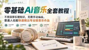 零基础AI音乐全套教程|不用深厚乐理知识,无需手动编曲,普通人也能快速做出专业级音乐作品-任任的小木屋 - 热点知汇