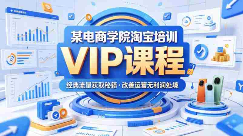 某电商学院淘宝培训VIP课程，各种经典有用的流量获取秘籍，改善运营产品没利润的处境（2026年5月）-任任的小木屋 - 热点知汇