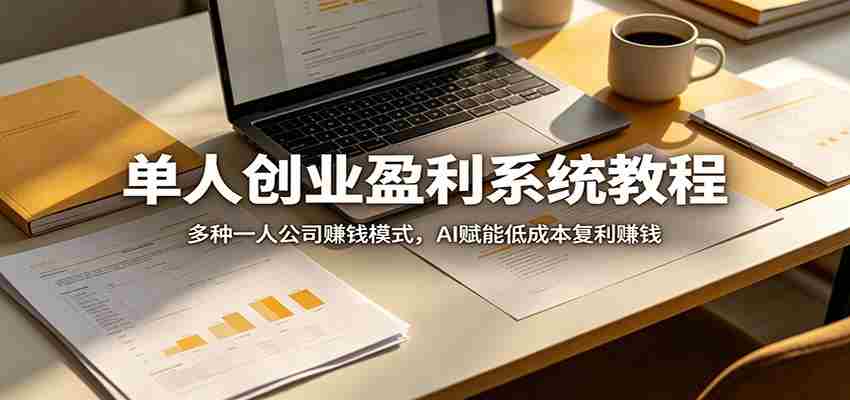 单人创业盈利系统教程：多种一人公司赚钱模式，AI赋能低成本复利赚钱-任任的小木屋 - 热点知汇