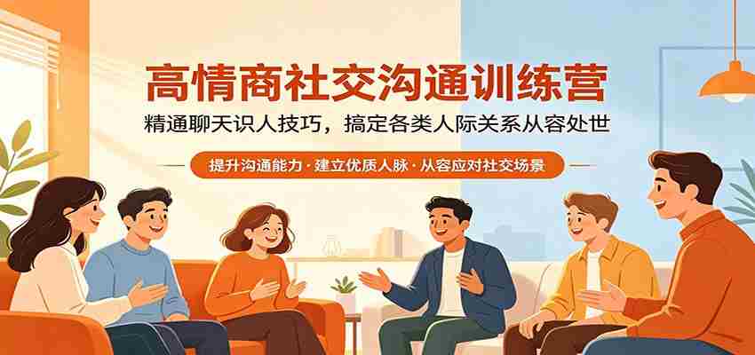 高情商社交沟通训练营：精通聊天识人技巧，搞定各类人际关系从容处世-任任的小木屋 - 热点知汇