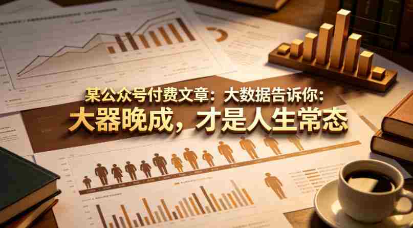 某公众号付费文章：大数据告诉你：大器晚成，才是人生常态-任任的小木屋 - 热点知汇