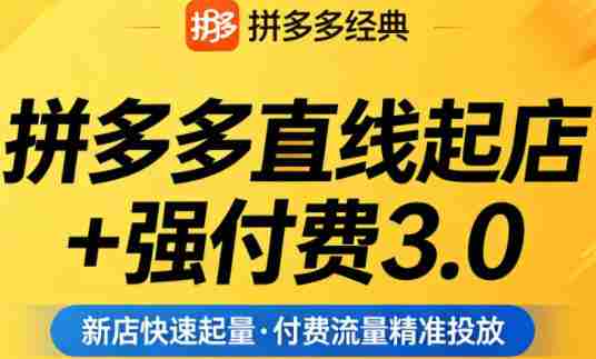 拼多多直线起店+强付费3.0，教你稳定起店、高效控投产、破解流量瓶颈（更新4月）-任任的小木屋 - 热点知汇