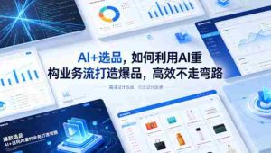 AI+选品,如何利用AI重构业务流打造爆品,高效不走弯路-任任的小木屋 - 热点知汇