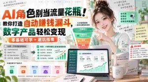 AI角色别当流量花瓶！教你打造自动賺钱漏斗，数字产品轻松变现（零基础可学+避坑指南）【原创双语字幕】-任任的小木屋 - 热点知汇