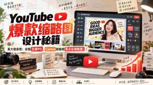 YouTube爆款缩略图设计秘籍，某油管大佬（610万订阅者）亲授，全程无需PS，Canva就能做高点击缩略图！【原创双语字幕】-任任的小木屋 - 热点知汇