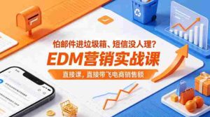 怕邮件进垃圾箱、短信没人理？EDM营销实战课，直接带飞电商销售额【原创双语字幕】-任任的小木屋 - 热点知汇
