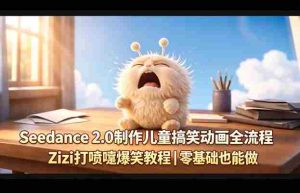 Seedance 2.0制作儿童搞笑动画全流程Zizi打喷嚏爆笑教程｜零基础也能做-任任的小木屋 - 热点知汇