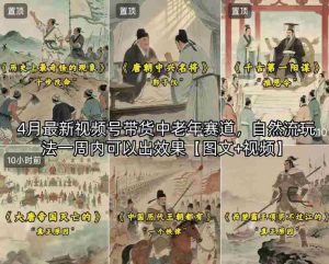 4月最新视频号带货中老年赛道,自然流玩法一周内可以出效果【图文+视频】-任任的小木屋 - 热点知汇