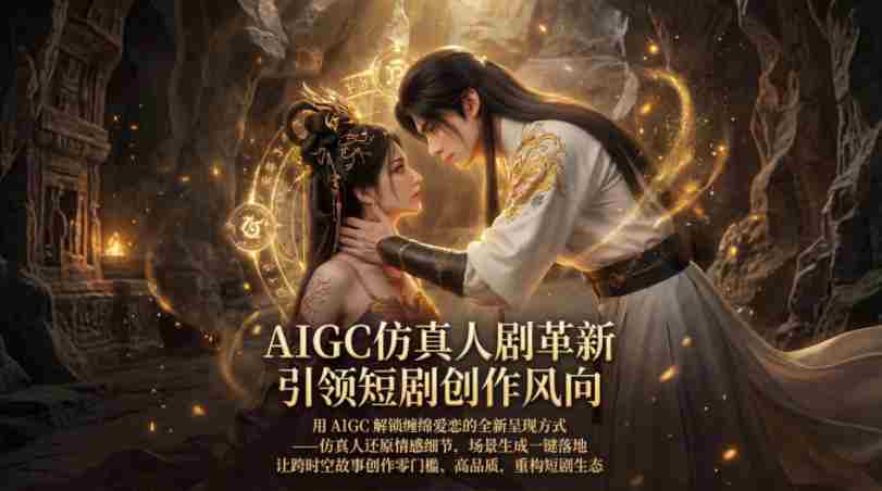 AIGC仿真人《合欢宗》短剧教学，用AIGC解锁缠绵爱恋的全新呈现方式，让跨时空故事创作零门槛、高品质，重构短剧生态-任任的小木屋 - 热点知汇