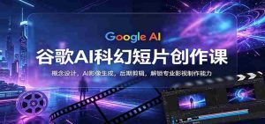 谷歌AI科幻短片创作课:概念设计,AI影像生成,后期剪辑,解锁专业影视制作能力-任任的小木屋 - 热点知汇