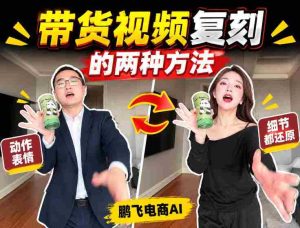 轻松掌握AI带货视频制作:无需实拍、无需文案,一键复刻爆款视频教程!-任任的小木屋 - 热点知汇