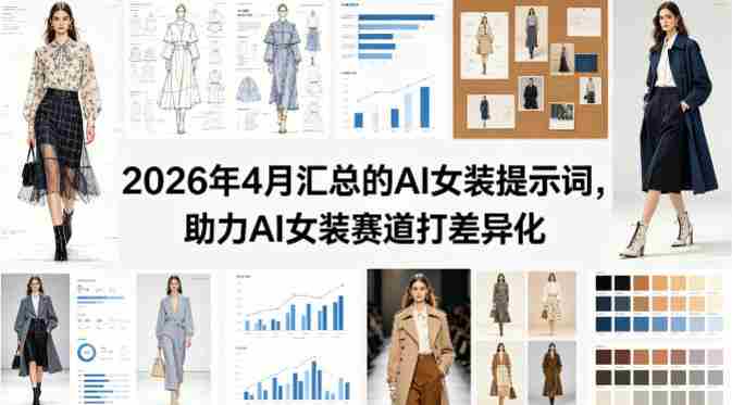 2026年4月汇总的AI女装提示词，助力AI女装赛道打差异化-任任的小木屋 - 热点知汇