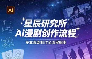 AI漫剧创作全流程指南｜从工具到编剧，从流量到变现，小白也能学会的专业漫剧制作法-任任的小木屋 - 热点知汇