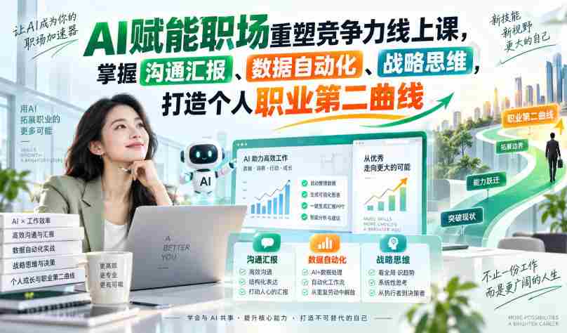 数字化时代职场新技能：AI助力，提升沟通、自动化和数据战略，拓展职业发展新维度-任任的小木屋 - 热点知汇