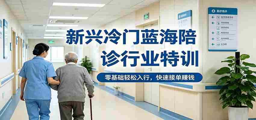 新兴冷门蓝海陪诊行业特训，零基础轻松入行，快速接单赚钱-任任的小木屋 - 热点知汇