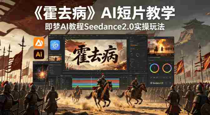 《霍去病》AI短片教学，即梦AI教程Seedance2.0实操玩法-任任的小木屋 - 热点知汇