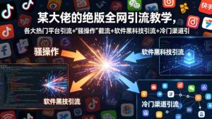 某大佬的绝版全网引流教学,各大热门平台引流+”骚操作”截流+软件黑科技引流+冷门渠道引流等-任任的小木屋 - 热点知汇