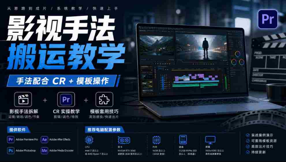 电脑必备!CR+模板操作全解析,影视剪辑手法一网打尽,教你轻松上手!-任任的小木屋 - 热点知汇