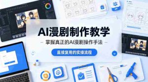AI漫剧制作教学，带你掌握真正的AI漫剧操作手法，直接复用的实操流程-任任的小木屋 - 热点知汇