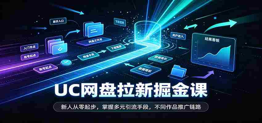 解锁UC网盘财富密码:新手零基础入门,精通多样化吸粉策略,探索独特内容推广路径-任任的小木屋 - 热点知汇
