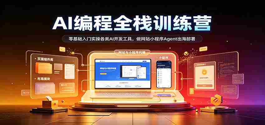 从零起步，AI编程全栈高手训练营：掌握多种AI开发利器，打造网站小程序，助力Agent海外部署-任任的小木屋 - 热点知汇