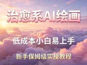 治愈系AI绘画提示词项目，低成本小白易上手，每天10分钟，新手保姆级实操教程-任任的小木屋 - 热点知汇