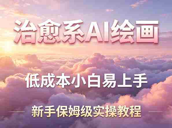治愈系AI绘画提示词项目，低成本小白易上手，每天10分钟，新手保姆级实操教程-任任的小木屋 - 热点知汇