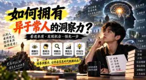 揭秘独到视角：探秘如何打造超越常人的洞察力？-任任的小木屋 - 热点知汇