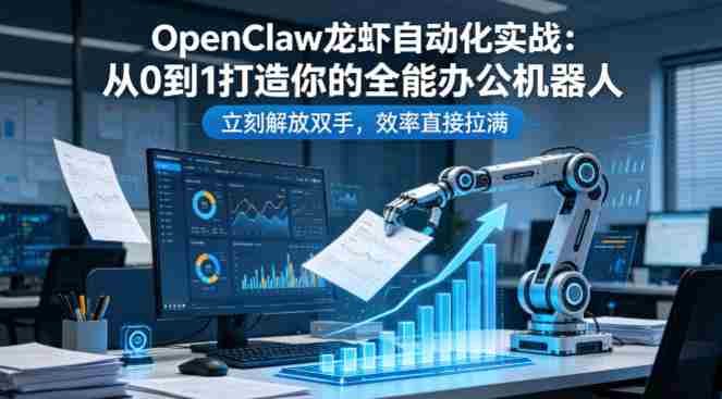 OpenClaw龙虾自动化实战：从0到1打造你的全能办公机器人，立刻解放双手，效率直接拉满-任任的小木屋 - 热点知汇