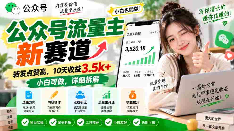 探索公众号流量新领域:轻松转发点赞,10日收入突破3500元,新手也能轻松上手,揭秘操作攻略-任任的小木屋 - 热点知汇