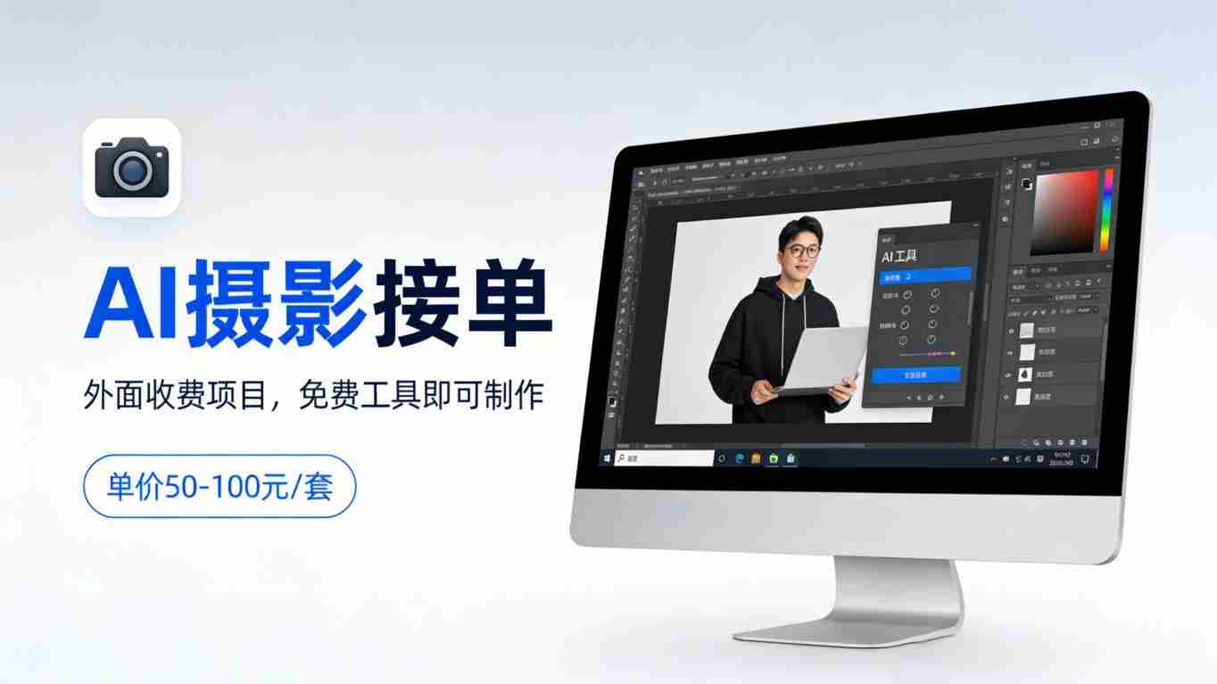 外面收费项目，AI摄影接单，免费工具就可以做，单价50-100一套-任任的小木屋 - 热点知汇