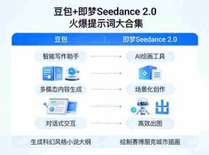 豆包+即梦Seedance 2.0，市面上卖的比较火爆的提示词大合集-任任的小木屋 - 热点知汇