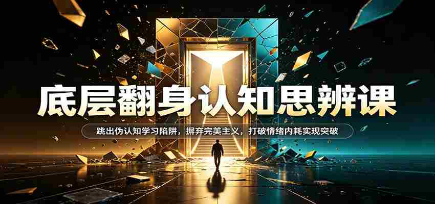 认知逆袭秘籍：挣脱伪观念束缚，告别极致追求，破解情绪困境，迈向突破之道-任任的小木屋 - 热点知汇