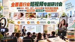 聚焦短视频领域，深入探讨美业、餐饮、房产、知识付费等34个细分市场，解析行业流量密码、内容策略及盈利关键-任任的小木屋 - 热点知汇