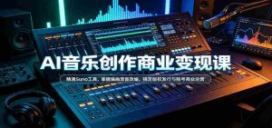 解码AI音乐创作财富密码:Suno工具精通,编曲混音技艺升级,轻松驾驭版权发行与社交媒体商业攻略-任任的小木屋 - 热点知汇