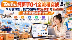 零基础直达】Temu实战教程:开店筹备、模式挑选、定价策略与新品推广,全面解锁跨境电商运营技巧-任任的小木屋 - 热点知汇