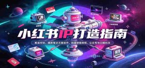 小红书IP打造指南:赛道对标,爆款笔记文案创作,拍摄修图剪辑,公众号与口播玩法-任任的小木屋 - 热点知汇